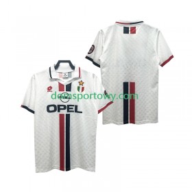Koszulka AC Milan Retro Wyjazdowe Koszulki Piłkarskie 1996 1997 Krótki Rękaw